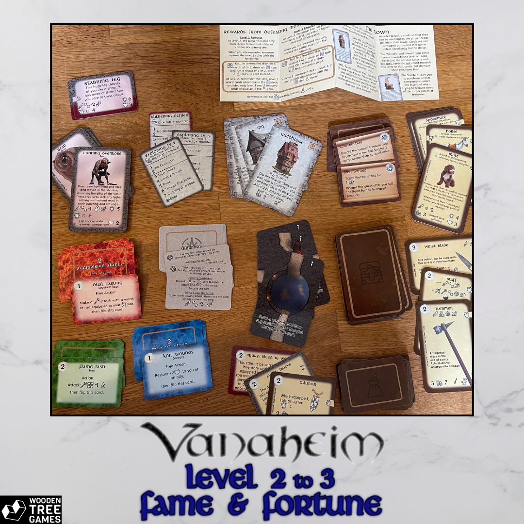 Vanaheim: Level 2&3 Fame and Fortune - Wooden Tree Games