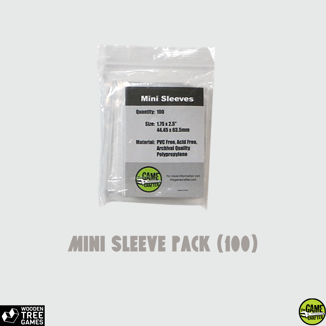 Mini Sleeve Pack (100) - Wooden Tree Games