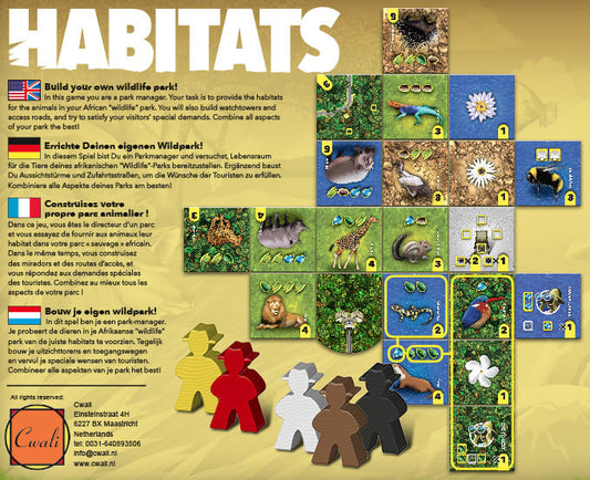 Habitats 3rd Edition - Wooden Tree Games