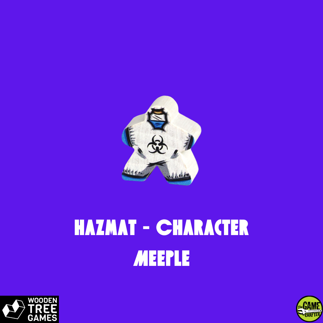 Hazmat - Character Meeple - Wooden Tree Games