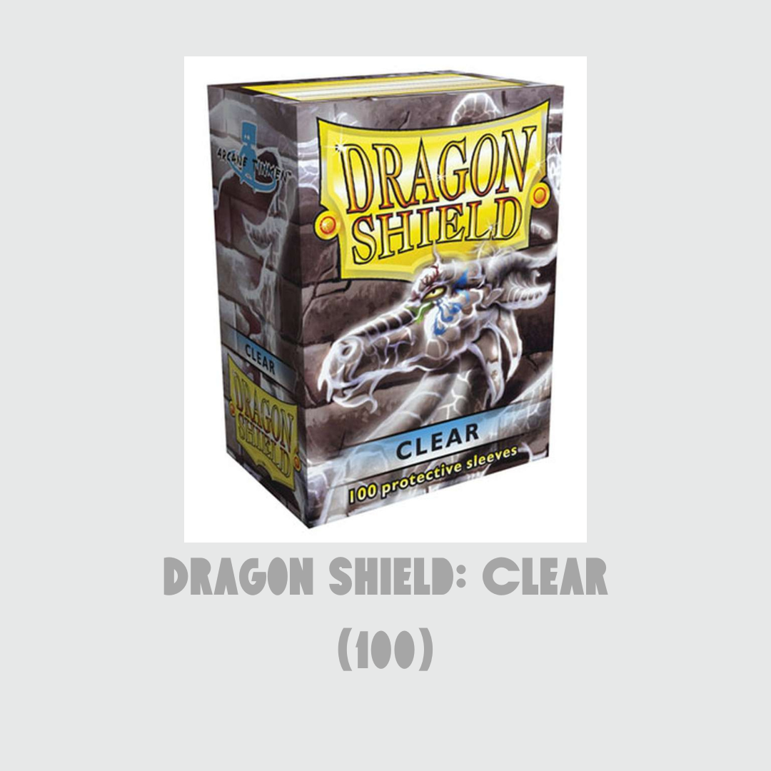 Dragon Shield: Clear - Wooden Tree Games