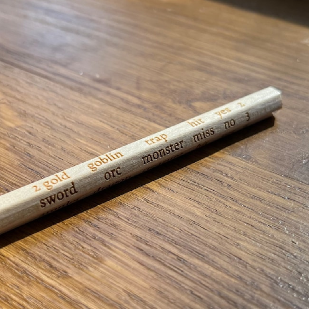 Dungeon-Crawl-Bleistift - Wooden Tree Games