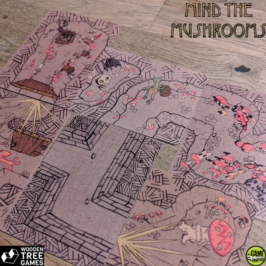 Paperbag Dungeon: Mind the Mushrooms - Wooden Tree Games