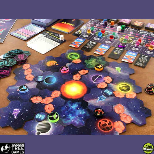 Spacers: Space Adventure Board Game - Wooden Tree Games