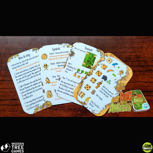 Legends of Expedition: Lost Rubies of the Amazon (Mint Tin) - Wooden Tree Games