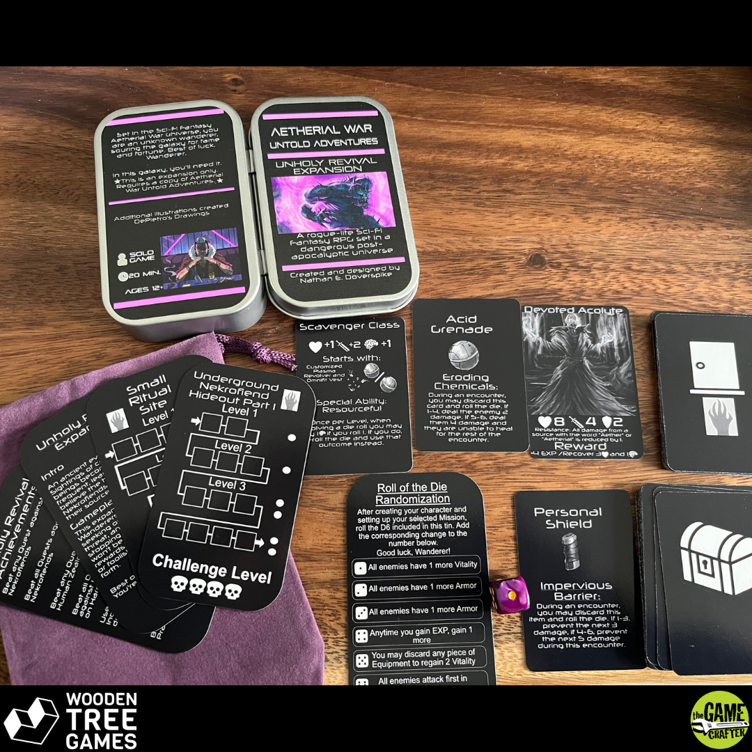 Aetherial War: Untold Adventures Unholy Revival Expansion - Wooden Tree Games