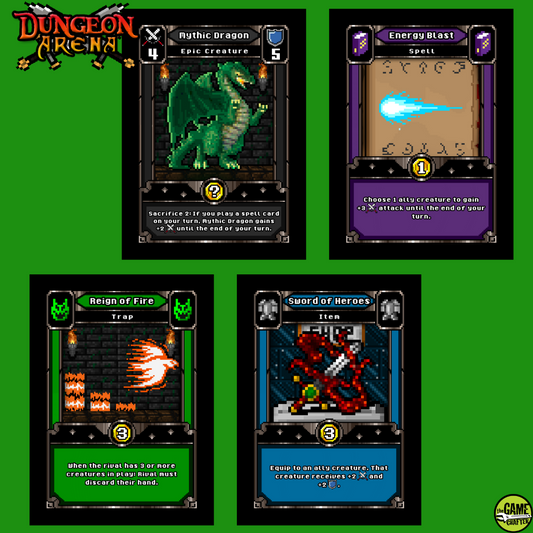Dungeon Arena: Green Box - Wooden Tree Games