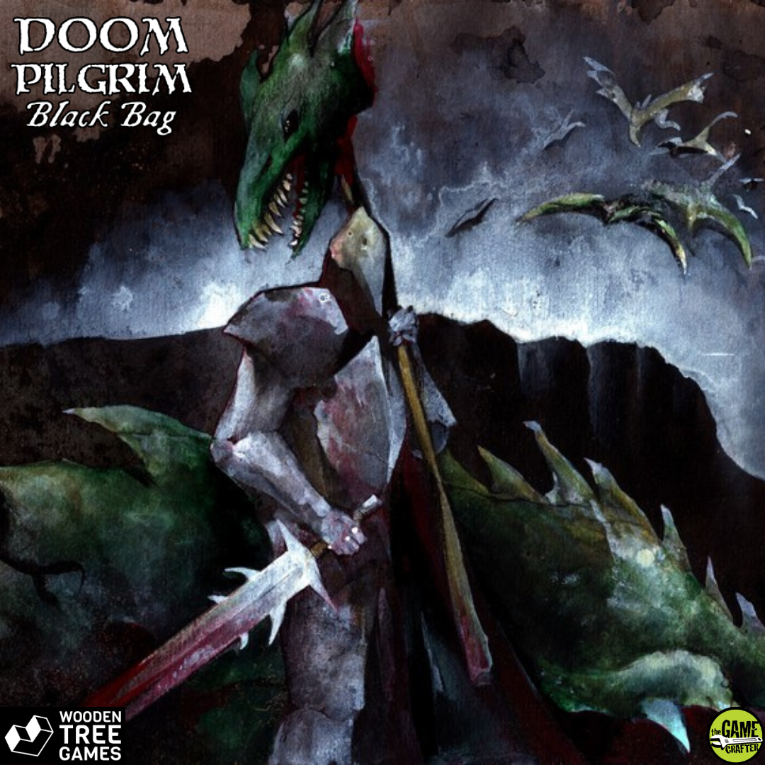 DOOM PILGRIM Black Bag - Wooden Tree Games