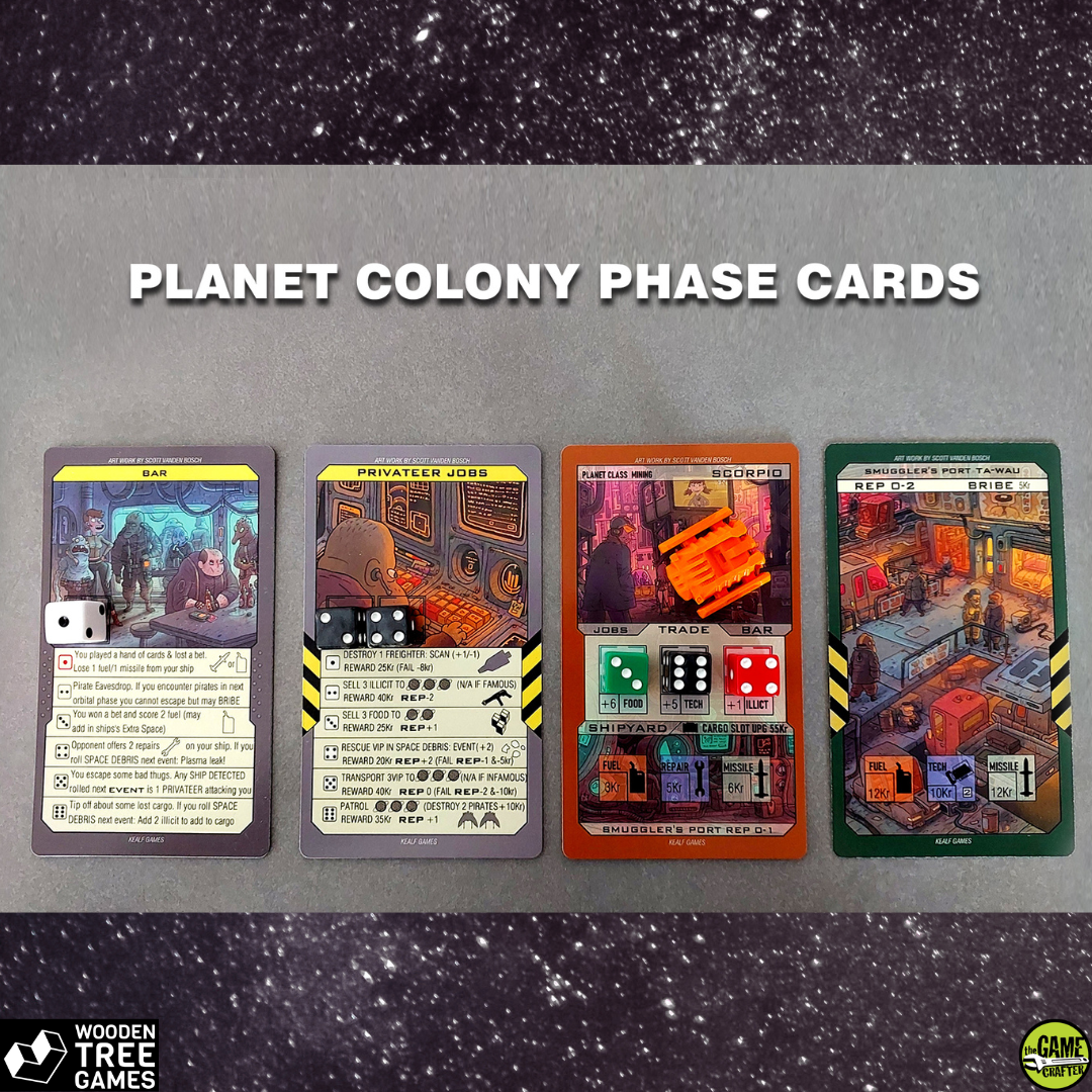 Space Privateer Command - Wooden Tree Games
