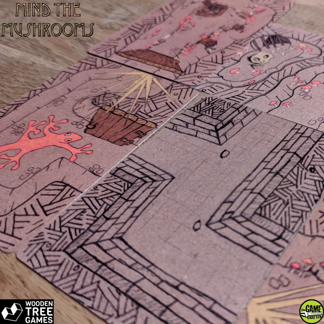 Paperbag Dungeon: Mind the Mushrooms - Wooden Tree Games