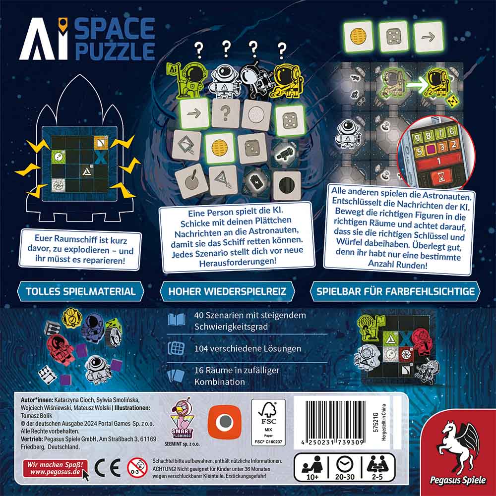 AI Space Puzzle - Wooden Tree Games