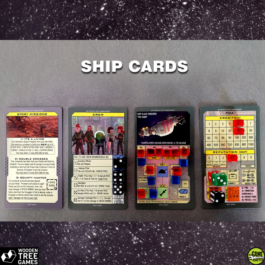 Space Privateer Command - Wooden Tree Games