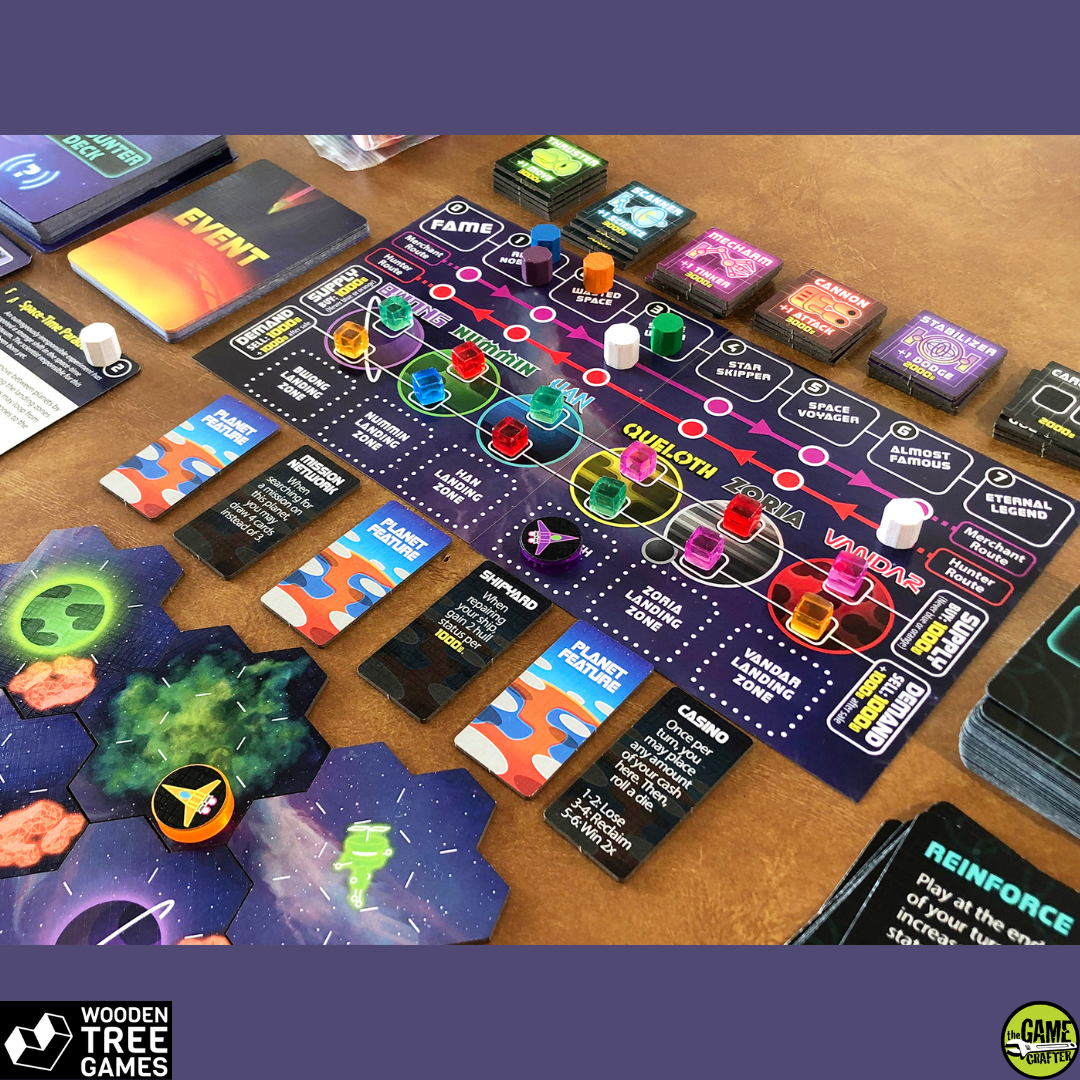Spacers: Space Adventure Board Game - Wooden Tree Games