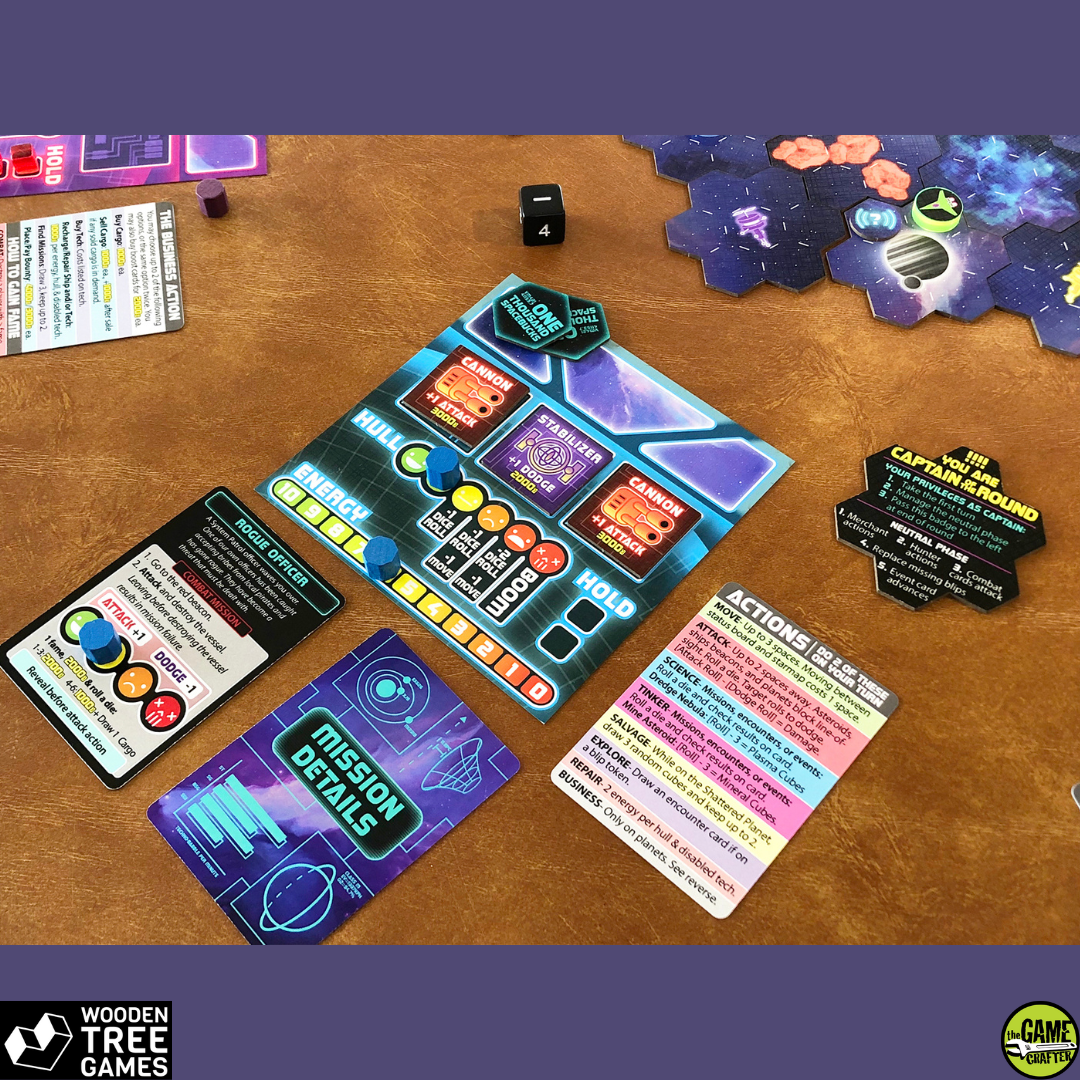 Spacers: Space Adventure Board Game - Wooden Tree Games
