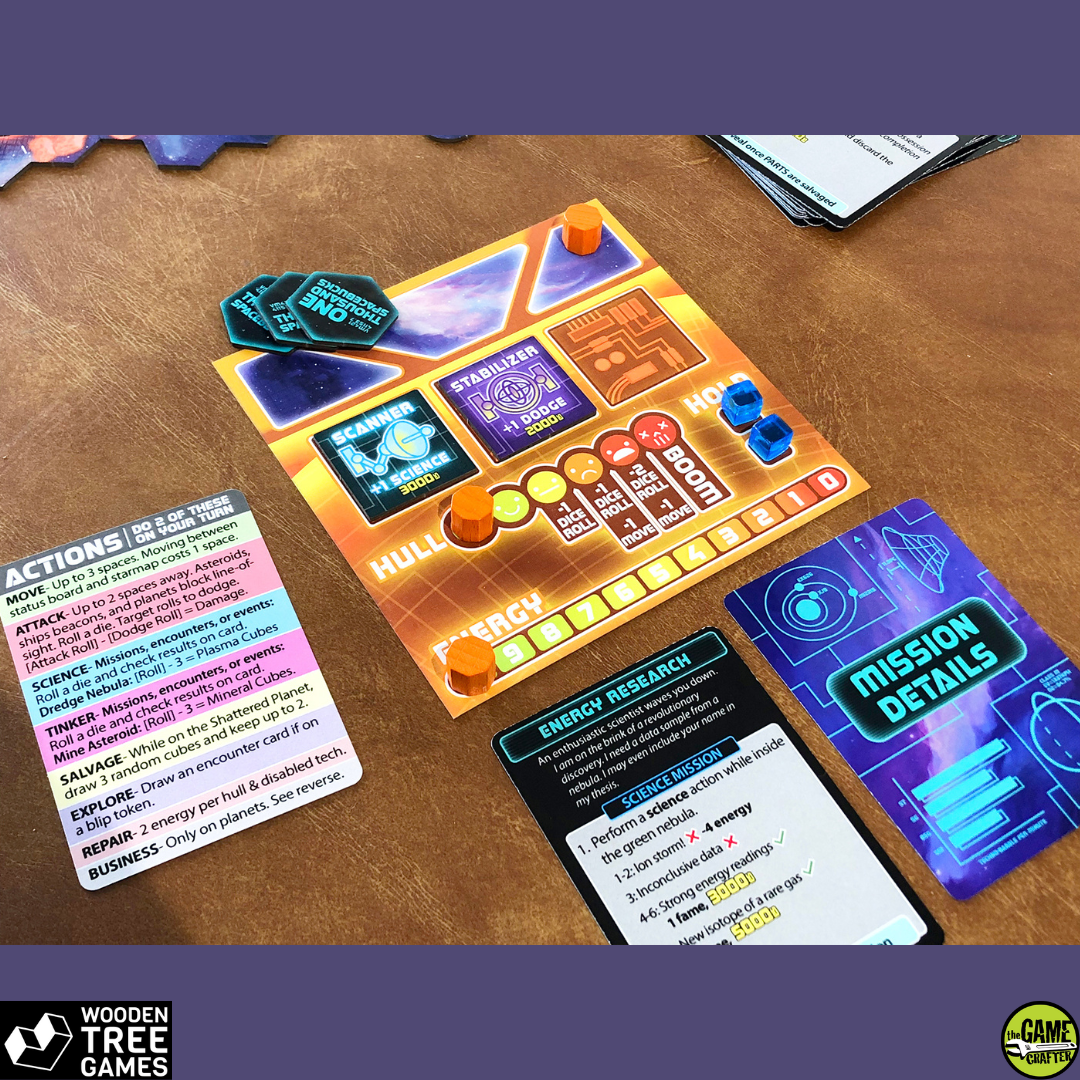 Spacers: Space Adventure Board Game - Wooden Tree Games