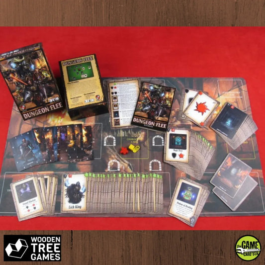 Dungeon Flee - card game - Wooden Tree Games