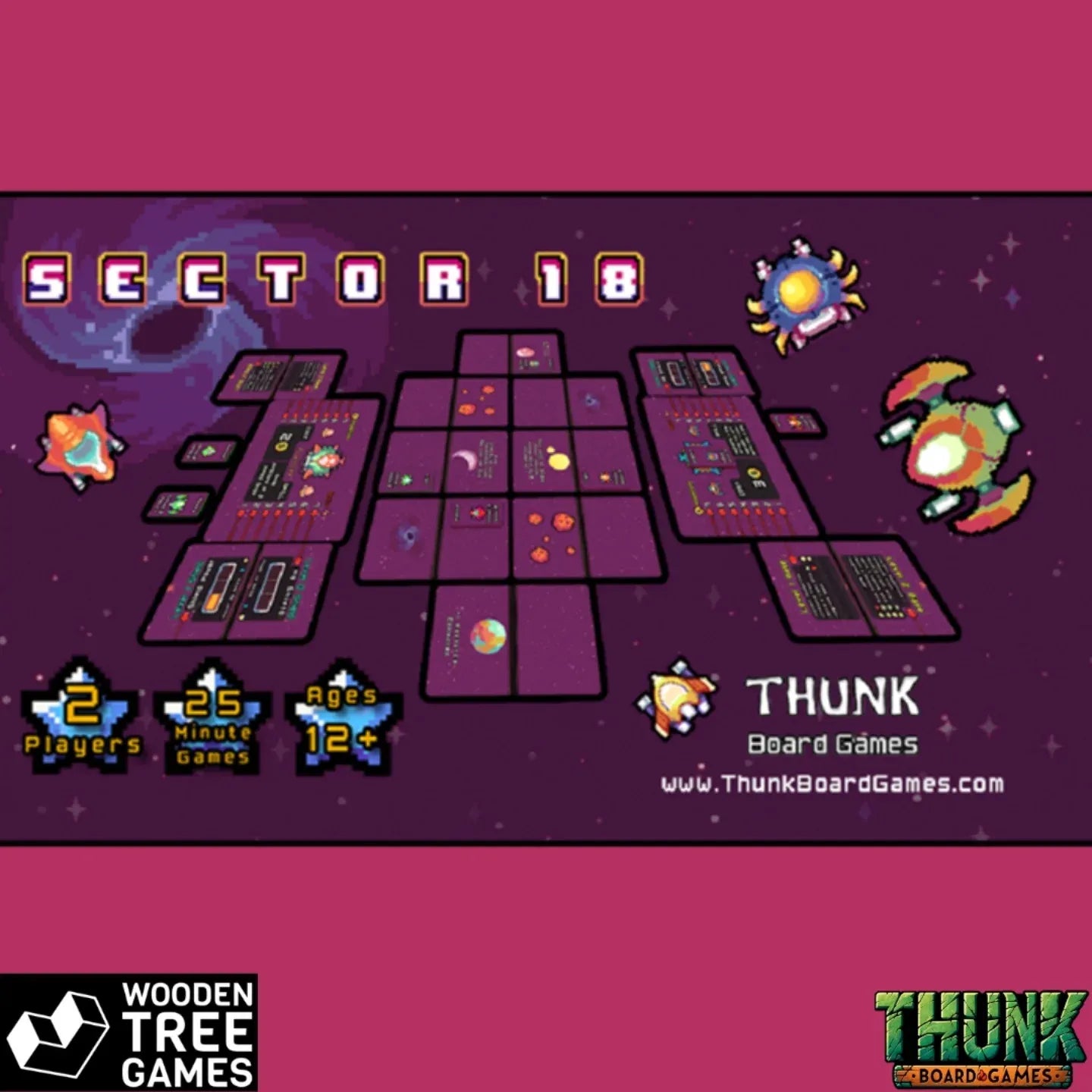 Sector 18 - Mint Tin - Wooden Tree Games