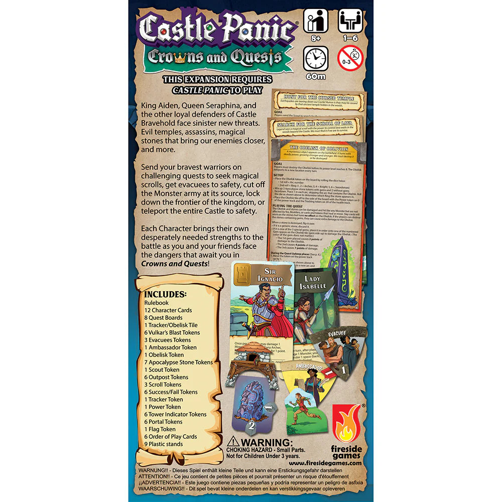 Crowns and Quests Board Game