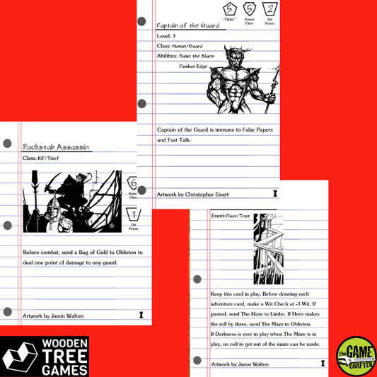 Dungeonrunner Hack Pack B1: Castle of Emperor Zinn - Wooden Tree Games