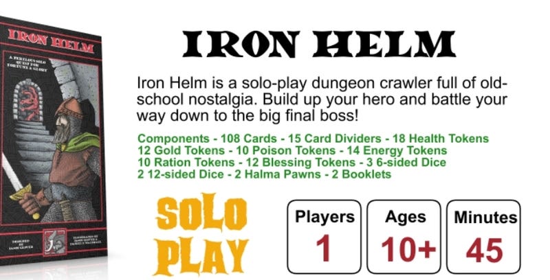 Iron Helm - Wooden Tree Games