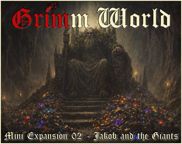 Grimm World - Mini Expansion 02 - Jakob and the Giants (English) - Wooden Tree Games