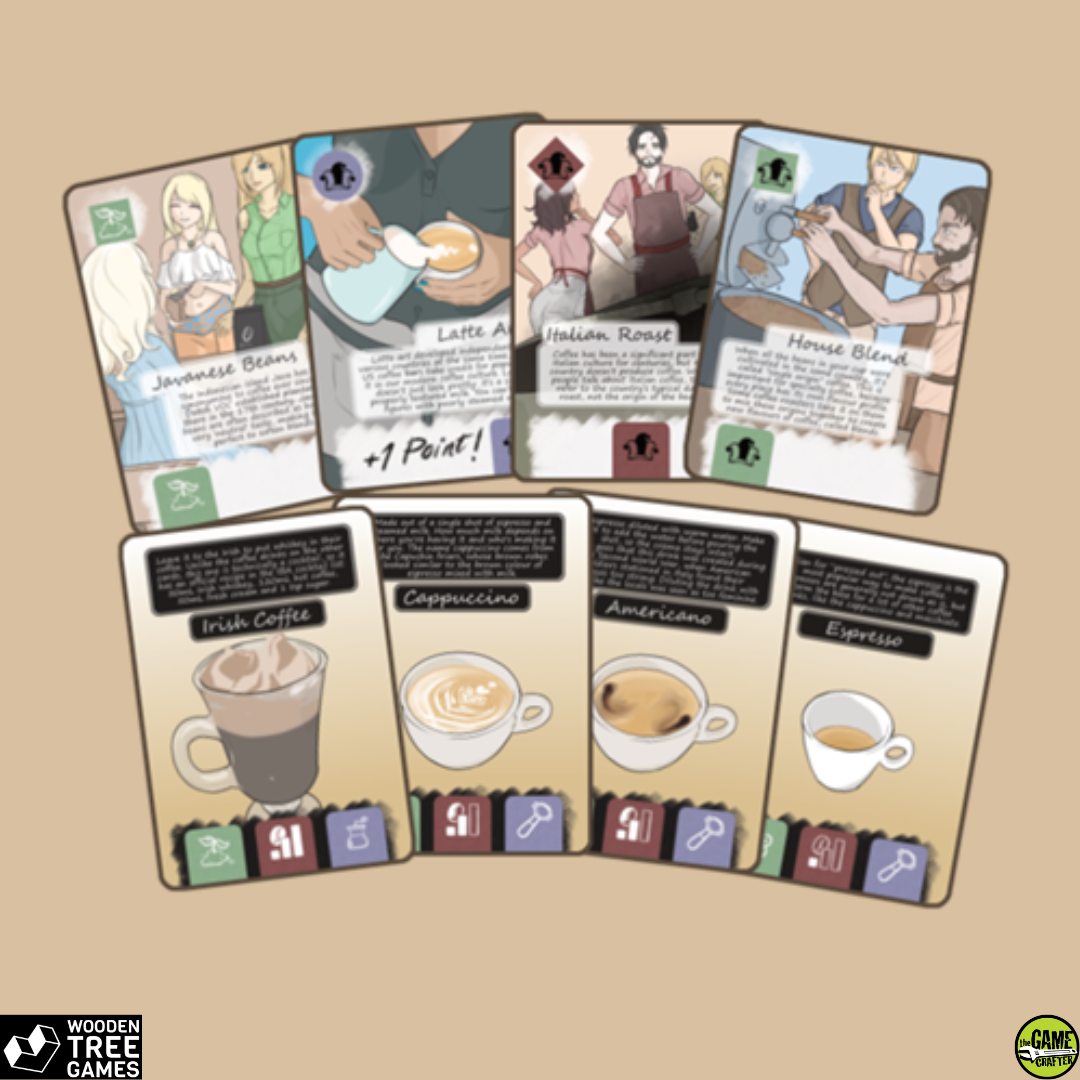 The Coffee Conflict - Mint Tin - Wooden Tree Games