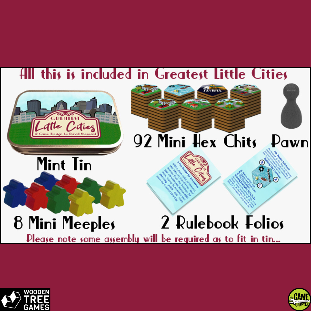 Greatest Little Cities / Tinny Towns - Wooden Tree Games