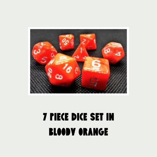 Würfelset Candysweet: Bloody Orange