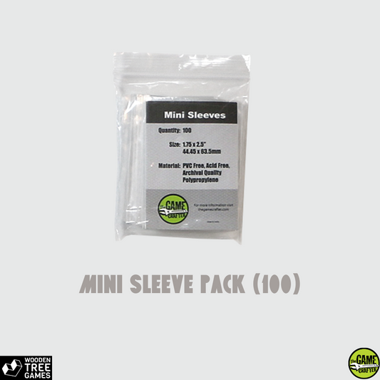 Mini Sleeve Pack (100) - Wooden Tree Games