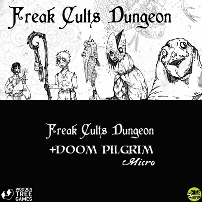 Freak Cults Dungeon & DOOM PILGRIM Micro - Wooden Tree Games