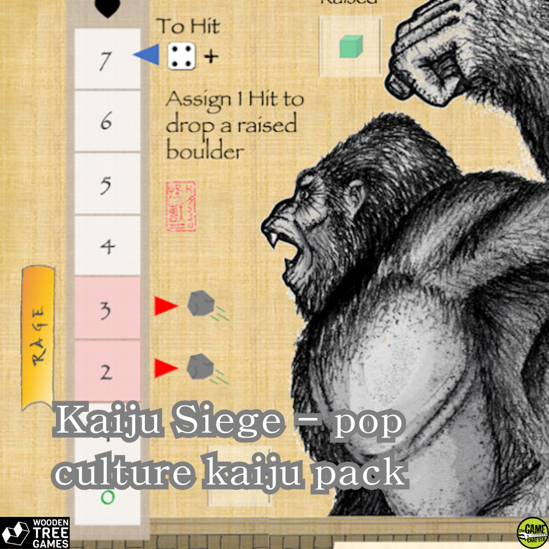 Kaiju Siege - pop culture kaiju pack