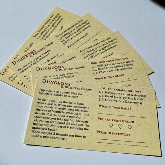 Dungeons & Business Cards