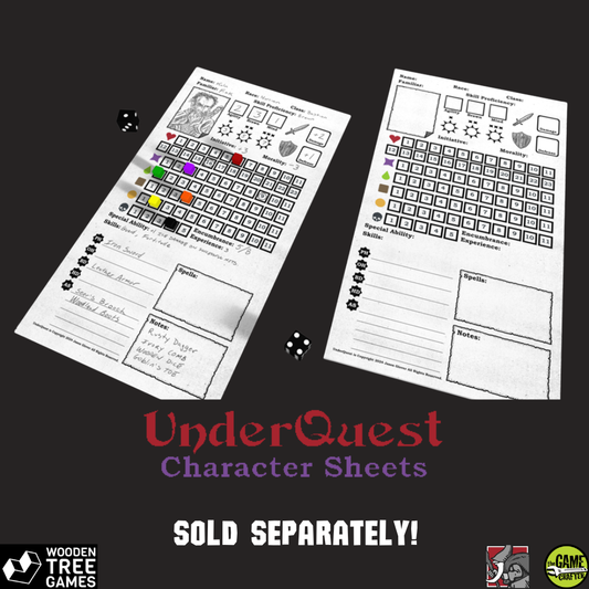 UnderQuest Character Sheets