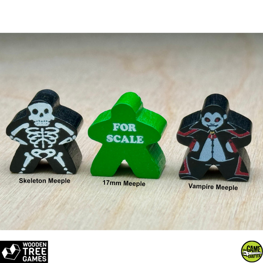 Villager, White - Character Meeple