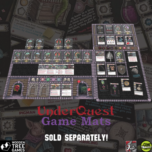 UnderQuest Game Mats - Wooden Tree Games