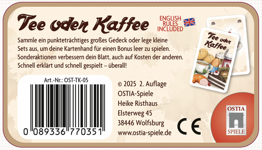 Tee oder Kaffee - Wooden Tree Games
