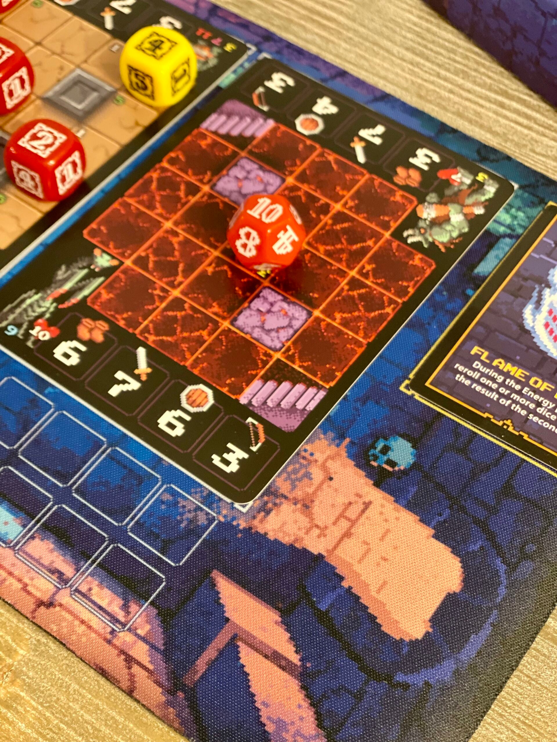 One Card Dungeon - Playmat - Wooden Tree Games