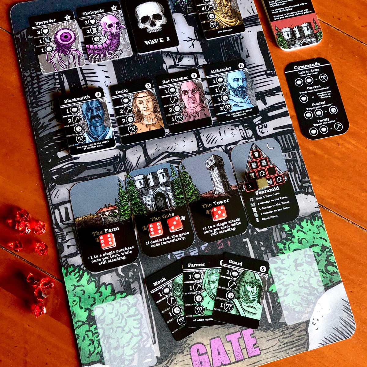 Gate Ruler Playmat Gate - Game Mat – Wooden Tree Games