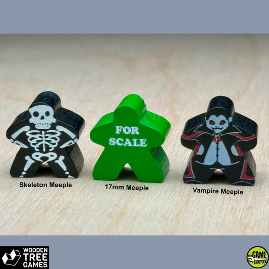 Skeleton - Character Meeple - Wooden Tree Games